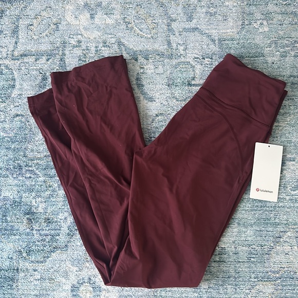 NWT Lululemon Groove Pant SHR Flare *Nulu Color: RDMR Red Merlot Sz. 10 - Picture 8 of 8
